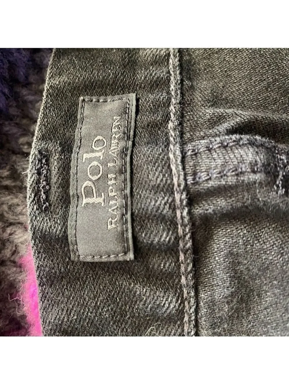Polo Ralph Lauren Men’s Skinny Black Jeans Eldridge modern Casual 31x32